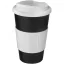 Cana de voiaj, 350 ml, 15,5xø9,5 cm, Americano, 20SEP0791, Polipropilena, Negru, Alb