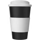 Cana de voiaj, 350 ml, 15,5xø9,5 cm, Americano, 20SEP0791, Polipropilena, Negru, Alb