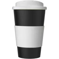   Cana de voiaj, 350 ml, 15,5xø9,5 cm, Americano, 20SEP0791, Polipropilena, Negru, Alb