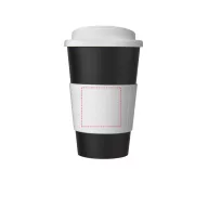   Cana de voiaj, 350 ml, 15,5xø9,5 cm, Americano, 20SEP0791, Polipropilena, Negru, Alb