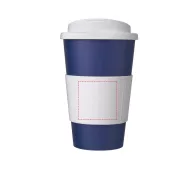   Cana de voiaj, 350 ml, 15,5xø9,5 cm, Americano, 20SEP0787, Polipropilena, Albastru, Alb