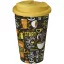 Cana de voiaj, 350 ml, 15,5xø9,5 cm, Brite-Americano, 20SEP0876, Polipropilena, Alb, Galben