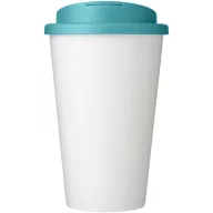   Cana de voiaj, 350 ml, 15,5xø9,5 cm, Brite-Americano, 20SEP0865, Polipropilena, Alb, Albastru