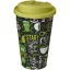 Cana de voiaj, 350 ml, 15,5xø9,5 cm, Brite-Americano, 20SEP0870, Polipropilena, Alb, Verde
