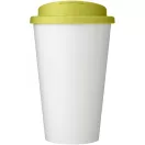 Cana de voiaj, 350 ml, 15,5xø9,5 cm, Brite-Americano, 20SEP0870, Polipropilena, Alb, Verde
