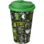 Cana de voiaj, 350 ml, 15,5xø9,5 cm, Brite-Americano, 20SEP0868, Polipropilena, Alb, Verde