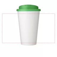   Cana de voiaj, 350 ml, 15,5xø9,5 cm, Brite-Americano, 20SEP0868, Polipropilena, Alb, Verde