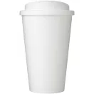 Cana de voiaj, 350 ml, 15,5xø9,5 cm, Brite-Americano, 20SEP0864, Polipropilena, Alb