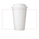 Cana de voiaj, 350 ml, 15,5xø9,5 cm, Brite-Americano, 20SEP0864, Polipropilena, Alb