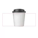 Cana de voiaj Espresso, 250 ml, 12xø9,5 cm, Americano, 20SEP0847, Polipropilena, Alb, Negru