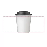   Cana de voiaj Espresso, 250 ml, 12xø9,5 cm, Americano, 20SEP0847, Polipropilena, Alb, Negru