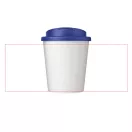 Cana de voiaj Espresso, 250 ml, 12xø9,5 cm, Americano, 20SEP0837, Polipropilena, Alb, Albastru