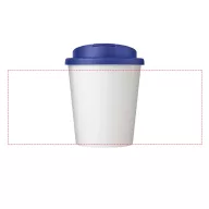   Cana de voiaj Espresso, 250 ml, 12xø9,5 cm, Americano, 20SEP0837, Polipropilena, Alb, Albastru