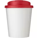 Cana de voiaj Espresso, 250 ml, 12xø9,5 cm, Americano, 20SEP0846, Polipropilena, Alb, Rosu