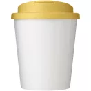 Cana de voiaj Espresso, 250 ml, 12xø9,5 cm, Americano, 20SEP0848, Polipropilena, Alb, Galben
