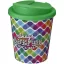 Cana de voiaj Espresso, 250 ml, 12xø9,5 cm, Americano, 20SEP0839, Polipropilena, Alb, Verde