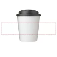   Cana de voiaj Espresso, 250 ml, 12xø9,5 cm, Brite-Americano, 20SEP0766, Polipropilena, Alb, Negru