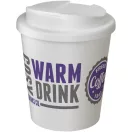 Cana de voiaj Espresso, 250 ml, 12xø9,5 cm, Brite-Americano, 20SEP0762, Polipropilena, Alb