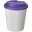 Cana de voiaj Espresso, 250 ml, 12xø9,5 cm, Brite-Americano, 20SEP0764, Polipropilena, Alb, Violet