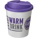 Cana de voiaj Espresso, 250 ml, 12xø9,5 cm, Brite-Americano, 20SEP0764, Polipropilena, Alb, Violet