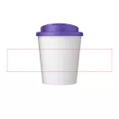 Cana de voiaj Espresso, 250 ml, 12xø9,5 cm, Brite-Americano, 20SEP0764, Polipropilena, Alb, Violet