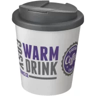   Cana de voiaj Espresso, 250 ml, 12xø9,5 cm, Brite-Americano, 20SEP0763, Polipropilena, Alb, Gri
