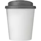 Cana de voiaj Espresso, 250 ml, 12xø9,5 cm, Brite-Americano, 20SEP0763, Polipropilena, Alb, Gri