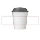 Cana de voiaj Espresso, 250 ml, 12xø9,5 cm, Brite-Americano, 20SEP0763, Polipropilena, Alb, Gri