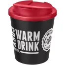 Cana de voiaj Espresso, 250 ml, 12xø9,5 cm, Brite-Americano, 20SEP0760, Polipropilena, Negru, Rosu