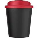 Cana de voiaj Espresso, 250 ml, 12xø9,5 cm, Brite-Americano, 20SEP0760, Polipropilena, Negru, Rosu