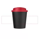 Cana de voiaj Espresso, 250 ml, 12xø9,5 cm, Brite-Americano, 20SEP0760, Polipropilena, Negru, Rosu