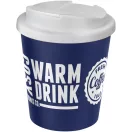 Cana de voiaj Espresso, 250 ml, 12xø9,5 cm, Brite-Americano, 20SEP0751, Polipropilena, Albastru, Alb