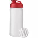 Shaker proteine 500 ml, Baseline Plus, 2410E25672, Plastic, Polipropilena, Rosu, Alb