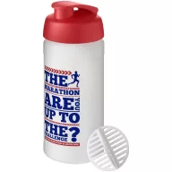   Shaker proteine 500 ml, Baseline Plus, 2410E25672, Plastic, Polipropilena, Rosu, Alb