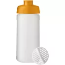 Shaker proteine 500 ml, Baseline Plus, 2410E25670, Plastic, Polipropilena, Portocaliu, Alb