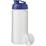   Shaker proteine 500 ml, Baseline Plus, 2410E25667, Plastic, Polipropilena, Albastru, Alb