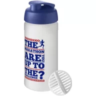   Shaker proteine 500 ml, Baseline Plus, 2410E25667, Plastic, Polipropilena, Albastru, Alb