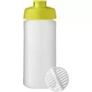 Shaker proteine 500 ml, Baseline Plus, 2410E25669, Plastic, Polipropilena, Verde Lime, Alb