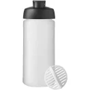 Shaker proteine 500 ml, Baseline Plus, 2410E25674, Plastic, Polipropilena, Negru, Alb