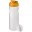 Shaker proteine 650 ml, Baseline Plus, 2410E25679, Plastic, Polipropilena, Portocaliu, Alb