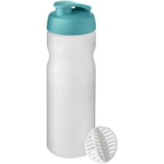   Shaker proteine 650 ml, Baseline Plus, 2410E25675, Plastic, Polipropilena, Albastru Aqua, Alb