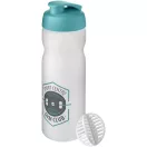 Shaker proteine 650 ml, Baseline Plus, 2410E25675, Plastic, Polipropilena, Albastru Aqua, Alb