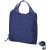 Scrunchy shopping tote bag, 190T polyester, Royal blue