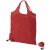 Scrunchy shopping tote bag, 190T polyester, Red