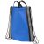 Reflective non-woven drawstring backpack, Non-woven polypropylene, Royal blue