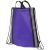 Reflective non-woven drawstring backpack, Non-woven polypropylene, Purple