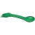 Epsy 3-in-1 spoon, fork, and knife, GPPS Plastic, Green