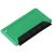 Freeze credit card sized ice scraper with rubber, GPPS Plastic, Green