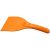 Artur curved plastic ice scraper, ABS Plastic, Orange