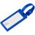 River window luggage tag, ABS Plastic, Blue